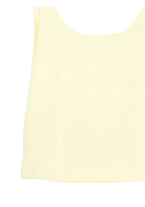 Top con fiocco Lù-Lù BY MISS GRANT | LL4159GIALLO